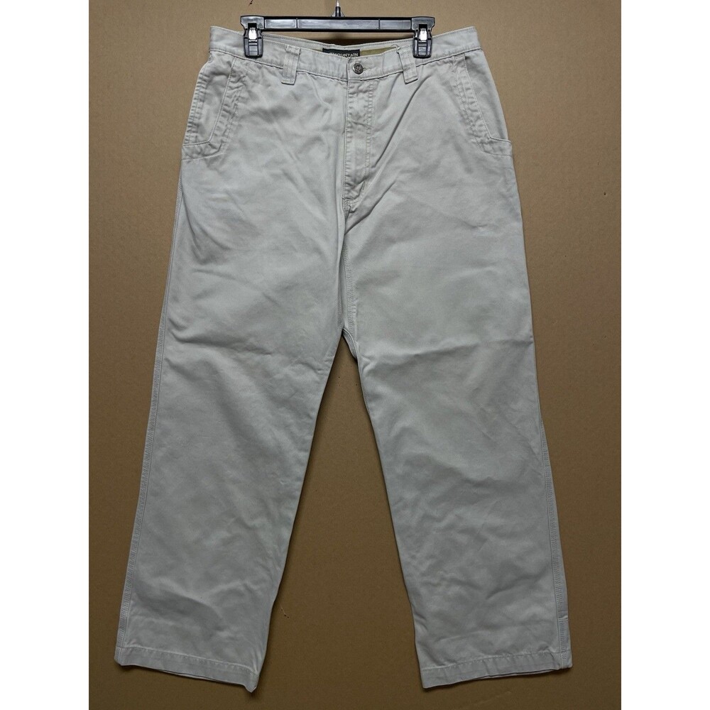 Mountain Khakis Teton Twill Men's W 34 L30 Relaxed Fit Outdoor Gussetted Pants